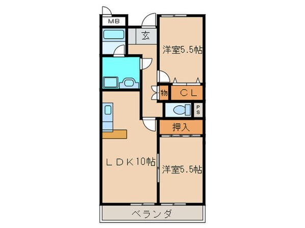 サクセス21の物件間取画像